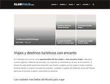 Tablet Screenshot of clubviaje.com